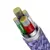 MR4_55969 Кабель 3in1 baseus starspeed 3in1 fast charging data cable usb-a to (lightning, micro, type-c) 3.5a 1.2m пурпуровий caxs000005 