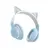 MR4_58158 Навушники накладні xo be38 cats ear colourful lights headband синій 