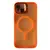 MR4_58259 Чохол case pro matte fortable camera lens magsafe для iphone 12 помаранчевий 