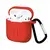MR4_61381 Чохол для airpods силіконовий logo 2in1 (+ карабин) (тех. пак) червоний 