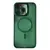 MR4_61235 Чохол case pro matte fortable camera lens magsafe для iphone 16 pro dark зелений 