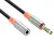 MR4_60161 Адаптер xo nb-r269a 3.5 male to 3.5 female adapter 1m, чорний 