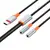 MR4_60162 Адаптер xo nb-r269b couple cable type-c to dual 3.5 female adapter 1.2m, чорний 