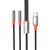 MR4_60162 Адаптер xo nb-r269b couple cable type-c to dual 3.5 female adapter 1.2m, чорний 