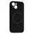 MR4_61853 Чохол silicone case full camera fine ring magsafe для iphone 15, чорний 