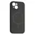 MR4_61864 Чохол silicone case full camera fine ring magsafe для iphone 15 charcoal, сірий, чорний 