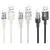 MR4_62055 Кабель hoco u129 spirit transparent charging data cable lightning 1.2m, чорний 