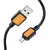 MR4_62088 Кабель hoco x108 benefit silicone charging data cable micro 2,4a, 1m, чорний 