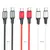 MR4_62027 Кабель pd hoco x86 type-c to type-c spear 60w silicone charging data cable 1m, чорний 