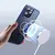 MR4_100149 Чохол rock metal-lens shield with magnetic для iphone 15 titanium, чорний 