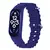 MR4_103786 Ремінець для xiaomi mi band 3, 4, 5, 6, 7 ocean band midnight синій 