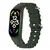 MR4_103782 Ремінець для xiaomi mi band 3, 4, 5, 6, 7 ocean band зелений 