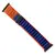 MR4_103121 Ремінець для apple watch alpine loop 42, 44, 45, 49 помаранчевий-blue 