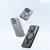 MR4_104814 Чохол rock guard with magnetic (foldable bracket) для iphone 15 titanium, чорний 