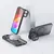 MR4_104814 Чохол rock guard with magnetic (foldable bracket) для iphone 15 titanium, чорний 