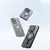 MR4_104816 Чохол rock guard with magnetic (foldable bracket) для iphone 15 titanium, сірий 