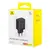 MR4_128964 Мережевий зарядний пристрій baseus cube fast charger c+u 20w eu cluster, чорний p10111403113-00 