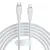 MR4_107228 Кабель pd baseus pudding series fast charging cable type-c to lightning 20w 2m, білий p10355701221-01 