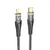 MR4_131810 Кабель pd hoco u121 gold standard transparent discovery edition ip 1.2m, чорний 