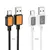 MR4_131851 Кабель hoco x108 benefit silicone charging data cable type-c 2,4a, 1m, чорний 
