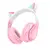 MR4_132470 Навушники накладні hoco w42 cat ears over-ear bt headphones bt5.3 cherry blossom HOCO