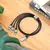 MR4_132445 Кабель hoco x102 fresh 3in1 charging data cable (lightning, micro, type-c) 1m, чорний 