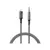 MR4_132421 Адаптер xo nb-r279a ip to 3.5 brushed clear audio cable, чорний 