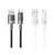 MR4_132422 Кабель xo nb282 brushed silicone 6a fast charging apple data cable 1m, білий 