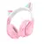 MR4_132470 Навушники накладні hoco w42 cat ears over-ear bt headphones bt5.3 cherry blossom 
