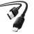 MR4_133633 Кабель baseus silky series usb-a to lightning 2.4a 1m, чорний p10377702113-00 