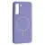 MR4_134093 Чохол silicone case luxury magsafe для samsung s21 fe elegant пурпуровий 