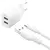 MR4_134578 Мережевий зарядний пристрій xo l109 (eu) dual usb-a 2.4a charger with micro cable, білий XO