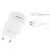 MR4_134583 Мережевий зарядний пристрій xo l157 (eu) qc3.0 18w charging charger with micro cable (nb103), білий 