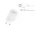 MR4_134583 Мережевий зарядний пристрій xo l157 (eu) qc3.0 18w charging charger with micro cable (nb103), білий 
