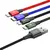 MR4_135404 Кабель baseus fast 4in1 cable для lightning (2)+type-c+micro 3.5a 1.2m, чорний ca1t4-a01 