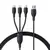 MR4_135359 Кабель baseus ultra-fast 3in1 fast charging cable usb-a to (lightning, micro, type-c) 3.5a 0.8m, чорний p10376303121-01 