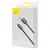 MR4_135422 Кабель baseus crystal shine series fast charging data cable usb-a to lightning 2.4a 2m, чорний cajy000101 