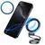 MR4_136242 Автотримач xo c161 apple magsafe magnetic tri-fold phone holder (with magnet ring), чорний 