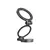 MR4_136242 Автотримач xo c161 apple magsafe magnetic tri-fold phone holder (with magnet ring), чорний 