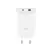 MR4_136205 Мережевий зарядний пристрій xo l130 (eu) pd30w, qc18w (1type-c+1usb-a) fast charging charger, білий 