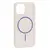 MR4_137029 Чохол clear magnetic (color slim magsafe) box для iphone 11 flaming пурпуровий 