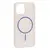 MR4_137041 Чохол clear magnetic (color slim magsafe) box для iphone 12 pro max flaming пурпуровий 