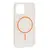 MR4_137075 Чохол clear magnetic (color slim magsafe) box для iphone 14 pro помаранчевий PRC
