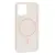 MR4_137090 Чохол clear magnetic (color slim magsafe) box для iphone 15 pro рожевий 
