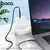 MR4_137223 Кабель pd hoco u133 monte 60w charging data cable type-c to type-c 1.2m, чорний 