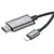 MR4_137328 Кабель hdtv hoco ua27 hd on-screen cable lightning to hdtv 2m, metal, сірий 