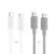 MR4_137238 Кабель pd hoco x107 favor 60w charging data cable type-c to type-c 1m, сірий 