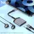 MR4_137360 Адаптер аудіо hoco ls39 type-c to type-c+3.5 digital audio converter 1.5m metal, сірий 