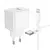 MR4_137603 Мережевий зарядний пристрій borofone bas12a erudite single port 18w, qc3.0, 1usb + micro, білий 