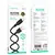 MR4_137624 Кабель borofone bx113 lenny silicone для type-c 3a, 2m, чорний 